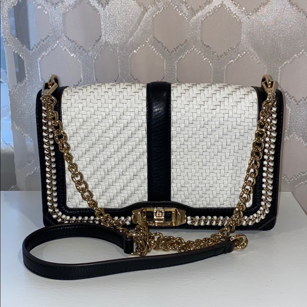 Rebecca Minkoff woven leather bag